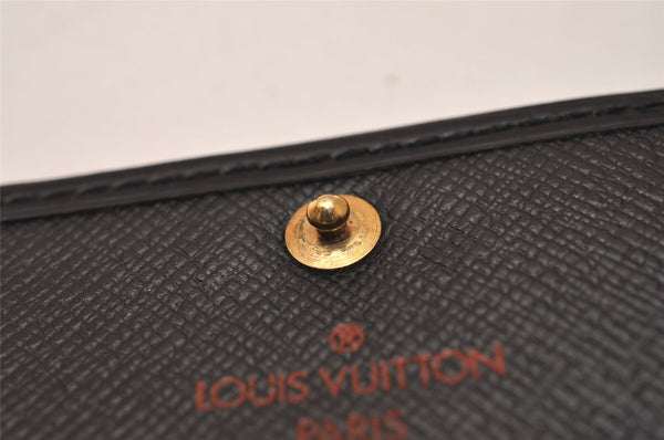Authentic Louis Vuitton Epi Multicles 4 Key Case Black M63822 LV 8855J