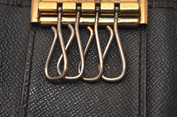 Authentic Louis Vuitton Epi Multicles 4 Key Case Black M63822 LV 8855J