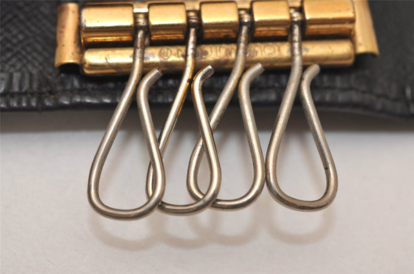 Authentic Louis Vuitton Epi Multicles 4 Key Case Black M63822 LV 8855J