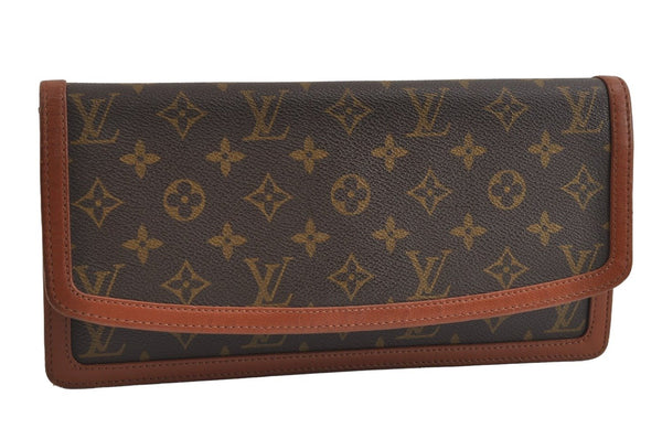 Authentic Louis Vuitton Monogram Pochette Dame GM M51810 Clutch Hand Bag 8856I