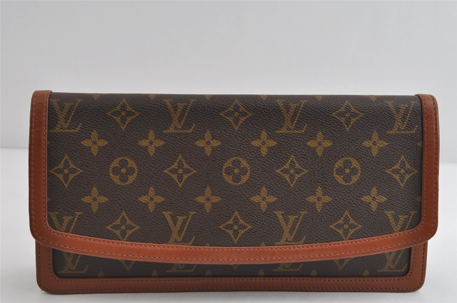 Authentic Louis Vuitton Monogram Pochette Dame GM M51810 Clutch Hand Bag 8856I