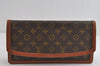 Authentic Louis Vuitton Monogram Pochette Dame GM M51810 Clutch Hand Bag 8856I