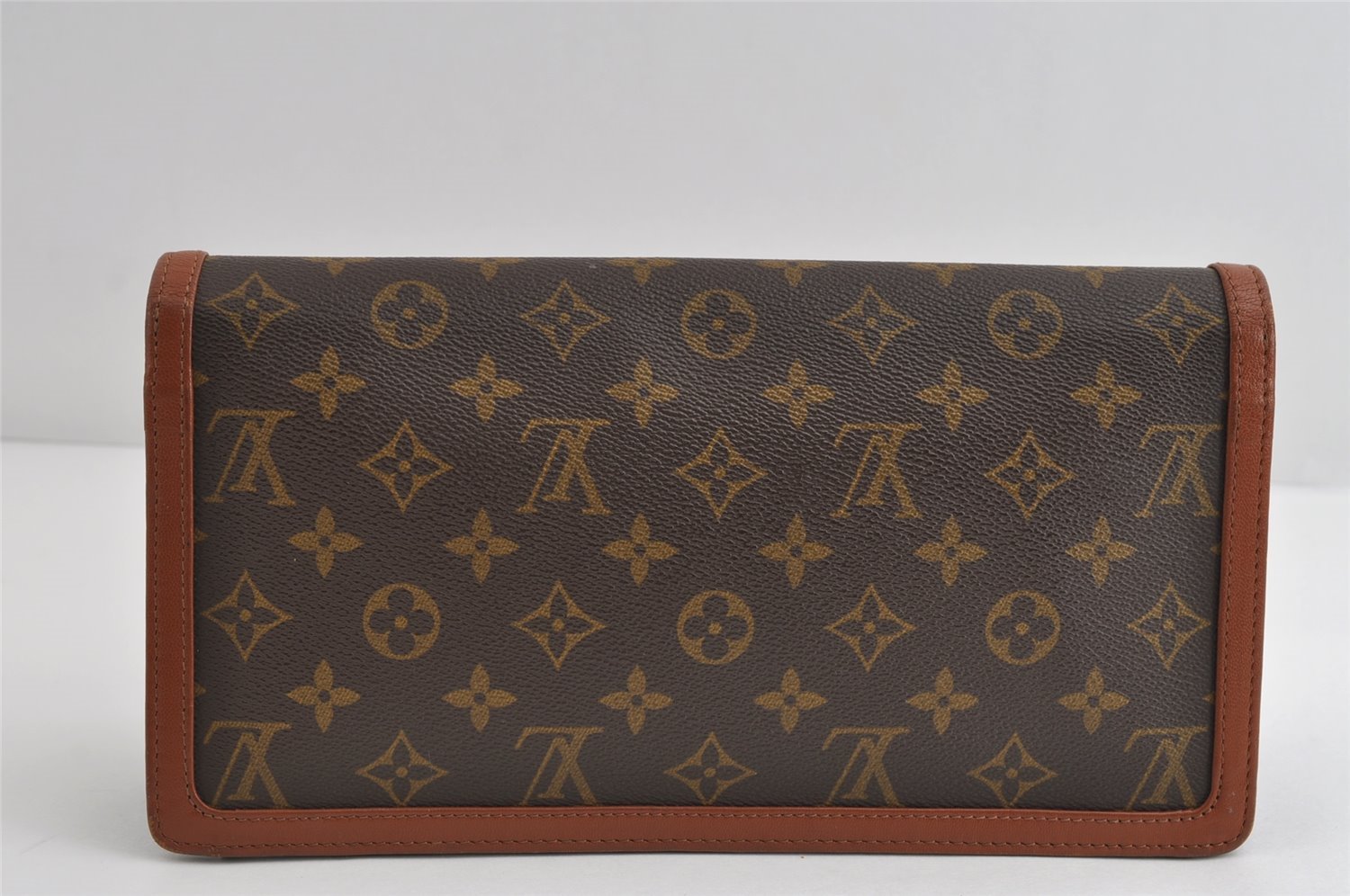 Authentic Louis Vuitton Monogram Pochette Dame GM M51810 Clutch Hand Bag 8856I