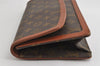 Authentic Louis Vuitton Monogram Pochette Dame GM M51810 Clutch Hand Bag 8856I