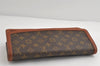 Authentic Louis Vuitton Monogram Pochette Dame GM M51810 Clutch Hand Bag 8856I