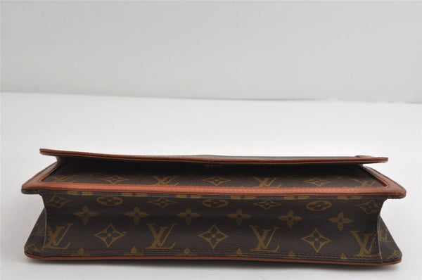Authentic Louis Vuitton Monogram Pochette Dame GM M51810 Clutch Hand Bag 8856I
