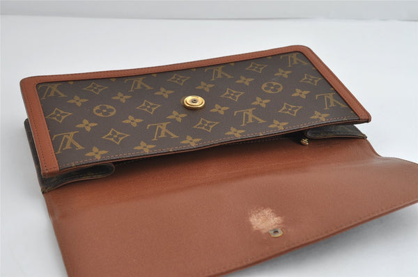 Authentic Louis Vuitton Monogram Pochette Dame GM M51810 Clutch Hand Bag 8856I