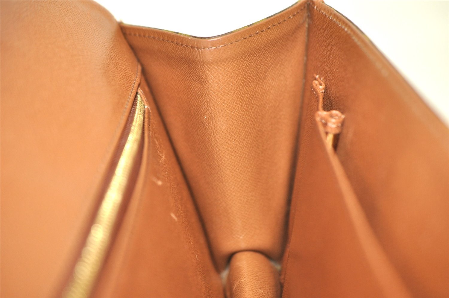 Authentic Louis Vuitton Monogram Pochette Dame GM M51810 Clutch Hand Bag 8856I