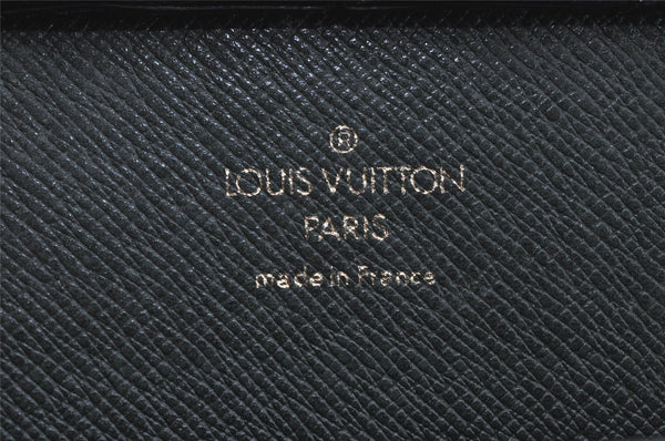 Authentic Louis Vuitton Taiga Baikal Clutch Bag Green M30184 LV 8857I