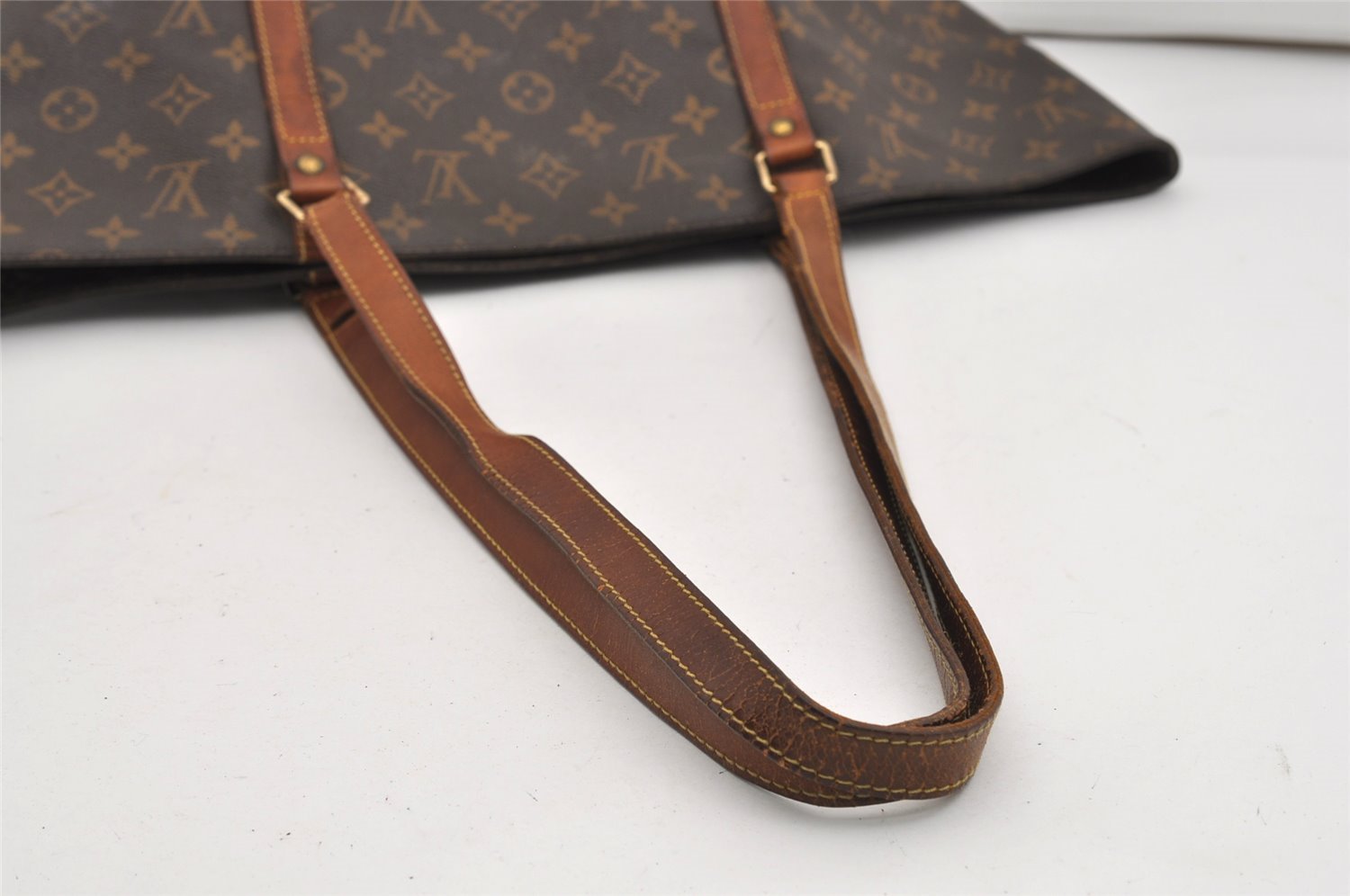 Authentic Louis Vuitton Monogram Sac Shopping PM Tote Bag M51108 LV 8858I