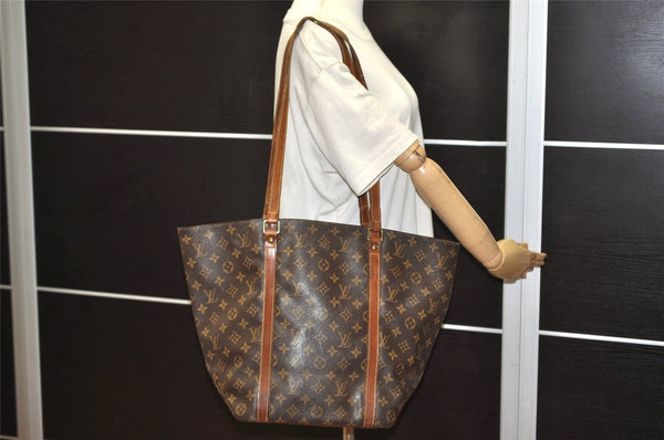 Authentic Louis Vuitton Monogram Sac Shopping PM Tote Bag M51108 LV 8858I