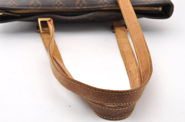 Authentic Louis Vuitton Monogram Cabas Piano Shoulder Tote Bag M51148 Junk 8859I