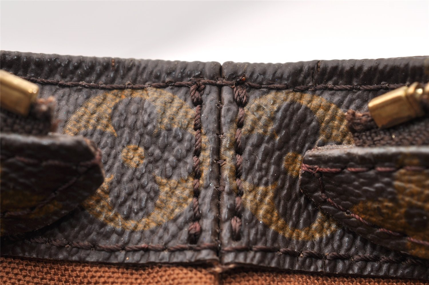 Authentic Louis Vuitton Monogram Cabas Piano Shoulder Tote Bag M51148 Junk 8859I