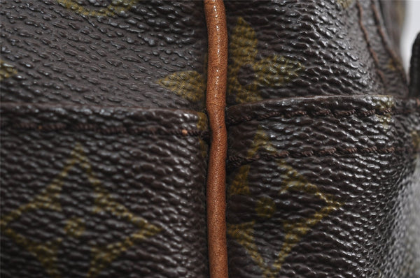 Authentic Louis Vuitton Monogram Marceau Shoulder Cross Body Bag M40264 LV 8861I