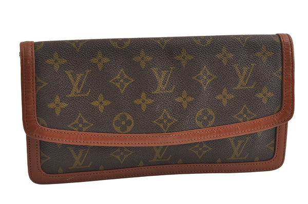 Auth Louis Vuitton Monogram Pochette Dame PM Clutch Hand Bag Old Model LV 8862I
