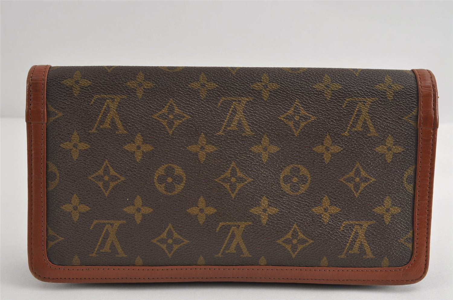 Auth Louis Vuitton Monogram Pochette Dame PM Clutch Hand Bag Old Model LV 8862I