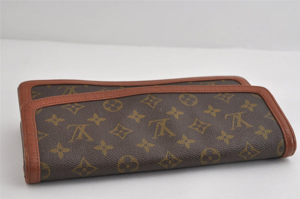 Auth Louis Vuitton Monogram Pochette Dame PM Clutch Hand Bag Old Model LV 8862I