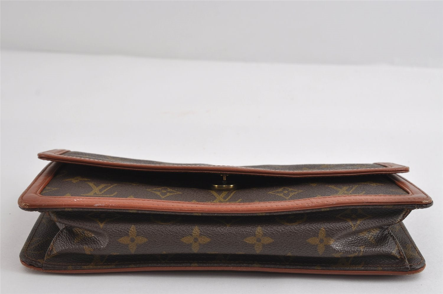 Auth Louis Vuitton Monogram Pochette Dame PM Clutch Hand Bag Old Model LV 8862I