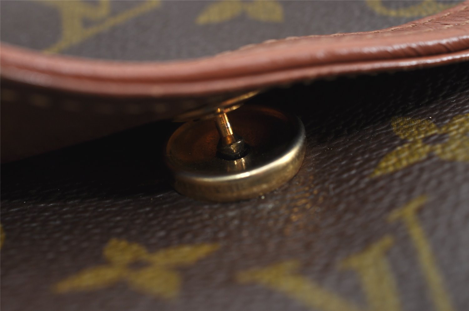 Auth Louis Vuitton Monogram Pochette Dame PM Clutch Hand Bag Old Model LV 8862I