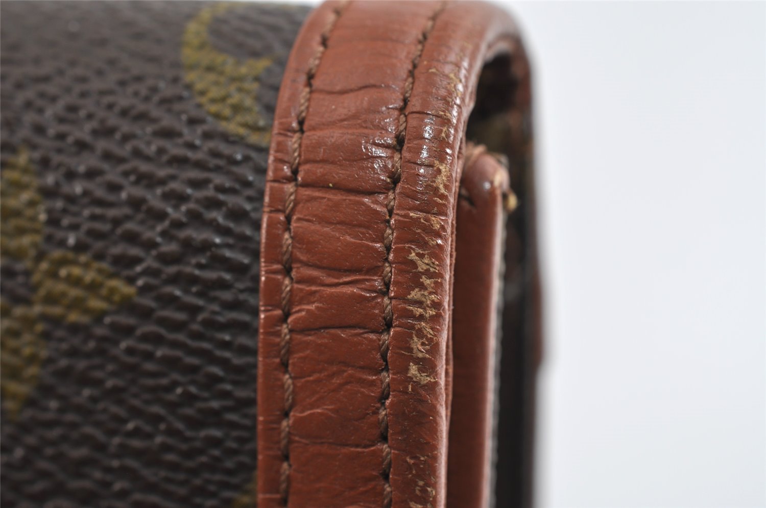 Auth Louis Vuitton Monogram Pochette Dame PM Clutch Hand Bag Old Model LV 8862I