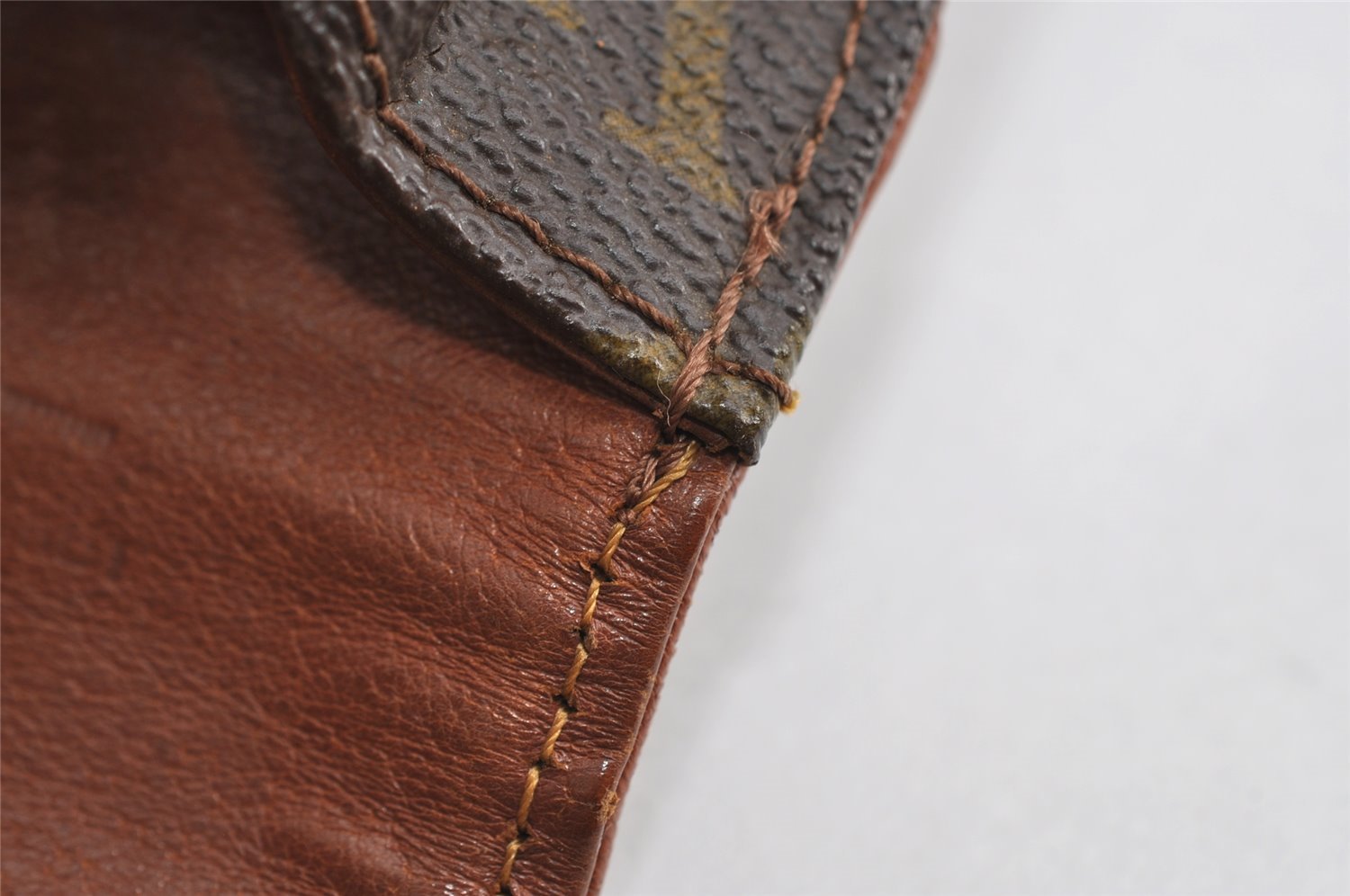 Auth Louis Vuitton Monogram Pochette Dame PM Clutch Hand Bag Old Model LV 8862I