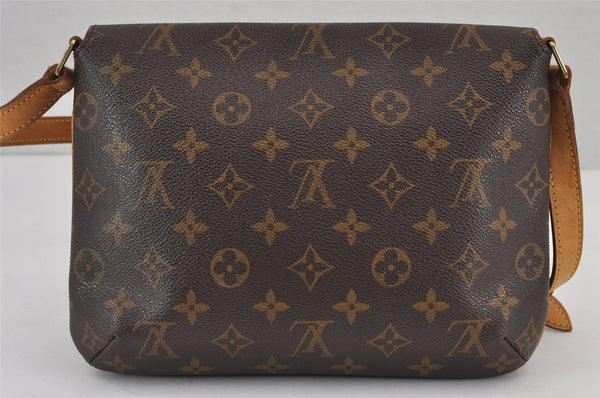 Authentic Louis Vuitton Monogram Musette Tango Shoulder Bag M51257 LV 8862J