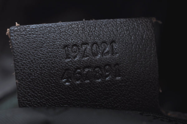 Authentic GUCCI GG Crystal Hysteria Tote Hand Bag PVC Leather 197021 Brown 8863H