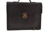 Auth Louis Vuitton Taiga Serviette Moskova Briefcase Purple M30036 Junk 8864I