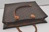 Authentic Louis Vuitton Monogram Sac Plat Hand Tote Bag M51140 LV Junk 8865I