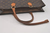 Authentic Louis Vuitton Monogram Sac Plat Hand Tote Bag M51140 LV Junk 8865I