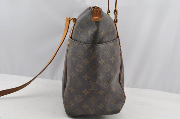 Authentic Louis Vuitton Monogram Totally MM Shoulder Tote Bag M41015 Junk 8866I