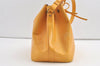 Authentic Louis Vuitton Epi Petit Noe Drawstring Bag Yellow M44109 LV 8866J