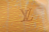 Authentic Louis Vuitton Epi Petit Noe Drawstring Bag Yellow M44109 LV 8866J