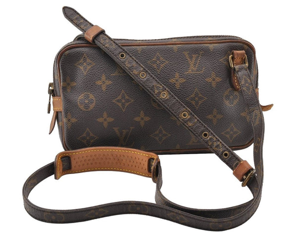 Auth Louis Vuitton Monogram Marly Bandouliere Shoulder Cross Bag M51828 LV 8867I