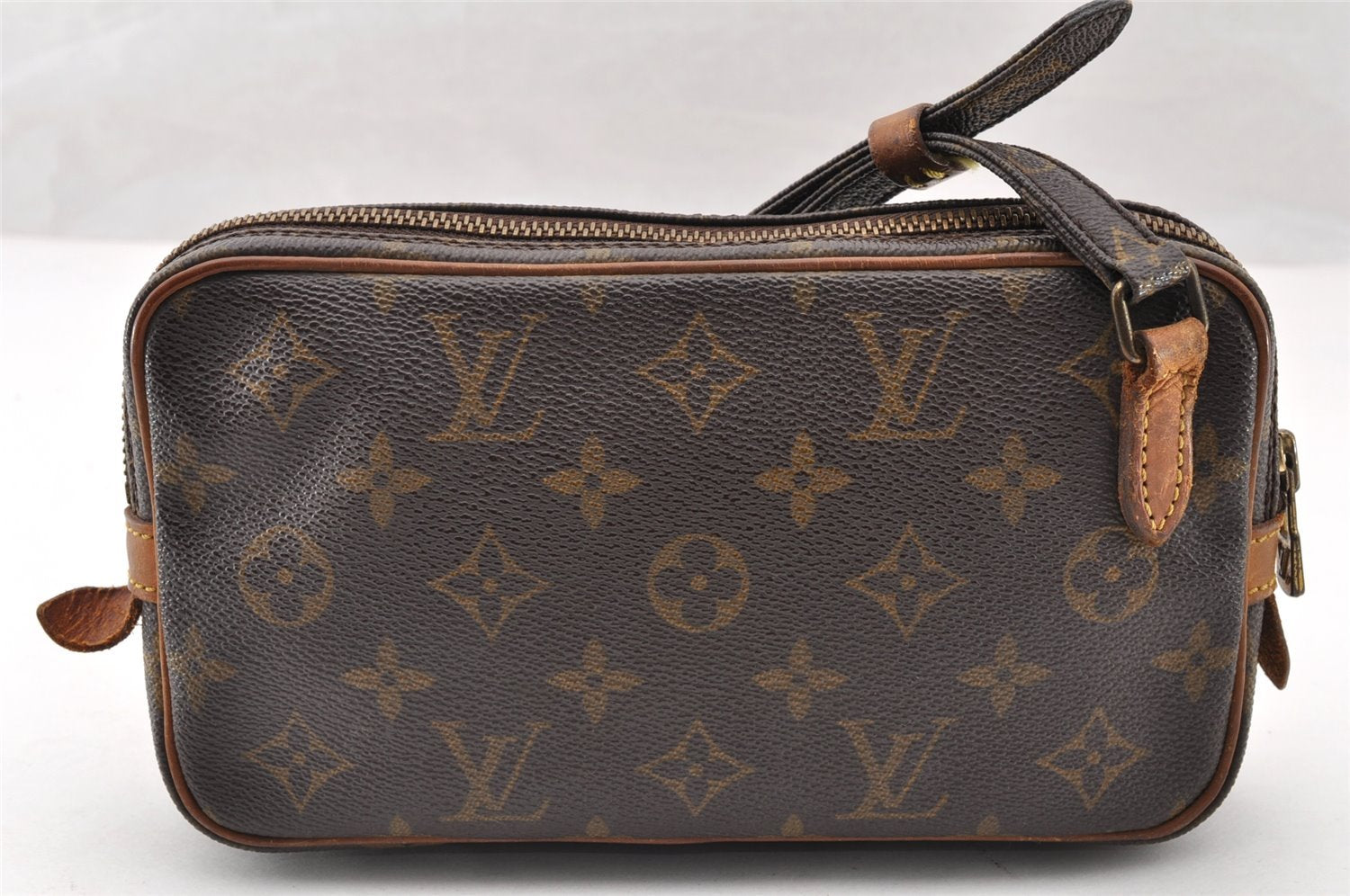 Auth Louis Vuitton Monogram Marly Bandouliere Shoulder Cross Bag M51828 LV 8867I