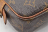 Auth Louis Vuitton Monogram Marly Bandouliere Shoulder Cross Bag M51828 LV 8867I