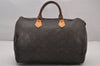 Authentic Louis Vuitton Monogram Speedy 35 Hand Boston Bag M41524 LV Junk 8868I