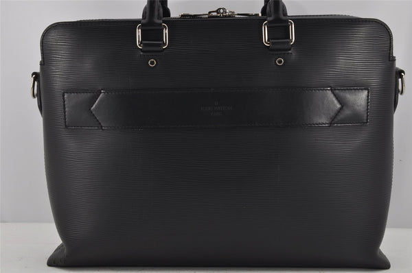 Authentic Louis Vuitton Epi Brooks 2Way Business Briefcase Black M58849 LV 8868J