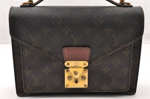Authentic Louis Vuitton Monogram Monceau 2Way Shoulder Hand Bag M51187 LV 8869I