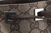 Authentic GUCCI Vintage Shoulder Tote Bag GG Canvas Leather 30501 Brown 8869J