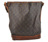 Authentic Louis Vuitton Monogram Noe Shoulder Drawstring Bag M42224 LV 8870I