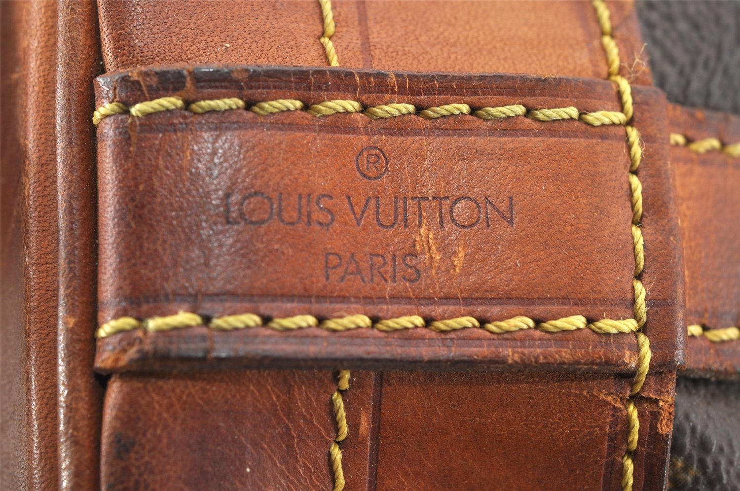 Authentic Louis Vuitton Monogram Noe Shoulder Drawstring Bag M42224 LV 8870I