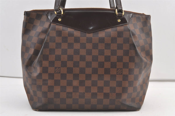 Authentic Louis Vuitton Damier Westminster GM Hand Bag N41103 LV Junk 8870J