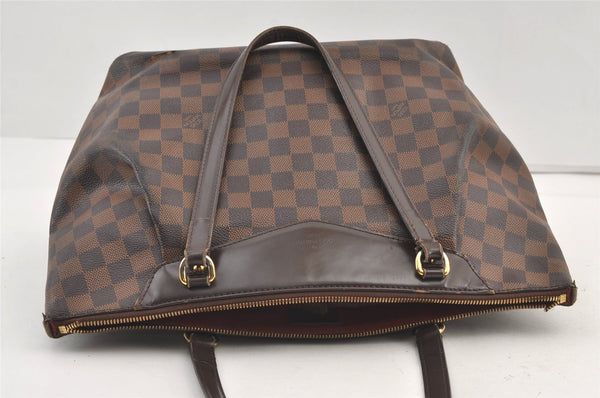 Authentic Louis Vuitton Damier Westminster GM Hand Bag N41103 LV Junk 8870J