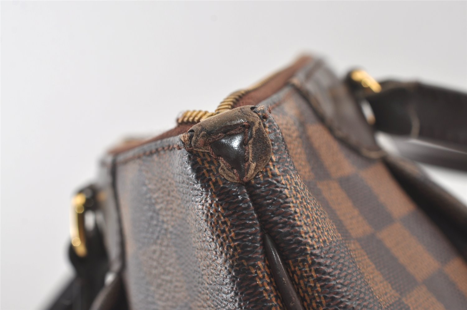 Authentic Louis Vuitton Damier Westminster GM Hand Bag N41103 LV Junk 8870J