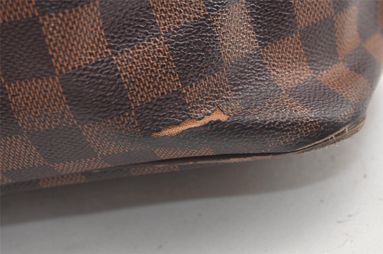 Authentic Louis Vuitton Damier Westminster GM Hand Bag N41103 LV Junk 8870J