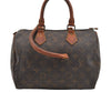 Authentic Louis Vuitton Monogram Speedy 25 Boston Hand Bag M41528 LV Junk 8871I