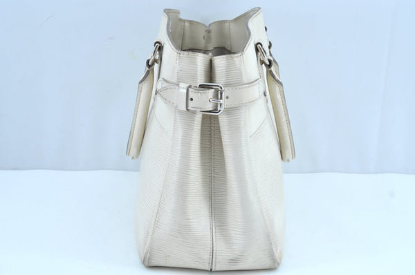 Authentic Louis Vuitton Epi Passy PM Hand Bag Purse White M5926J LV 8873G