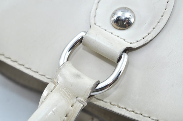 Authentic Louis Vuitton Epi Passy PM Hand Bag Purse White M5926J LV 8873G