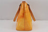 Authentic Louis Vuitton Vernis Houston Shoulder Hand Bag Yellow M91055 LV 8873J